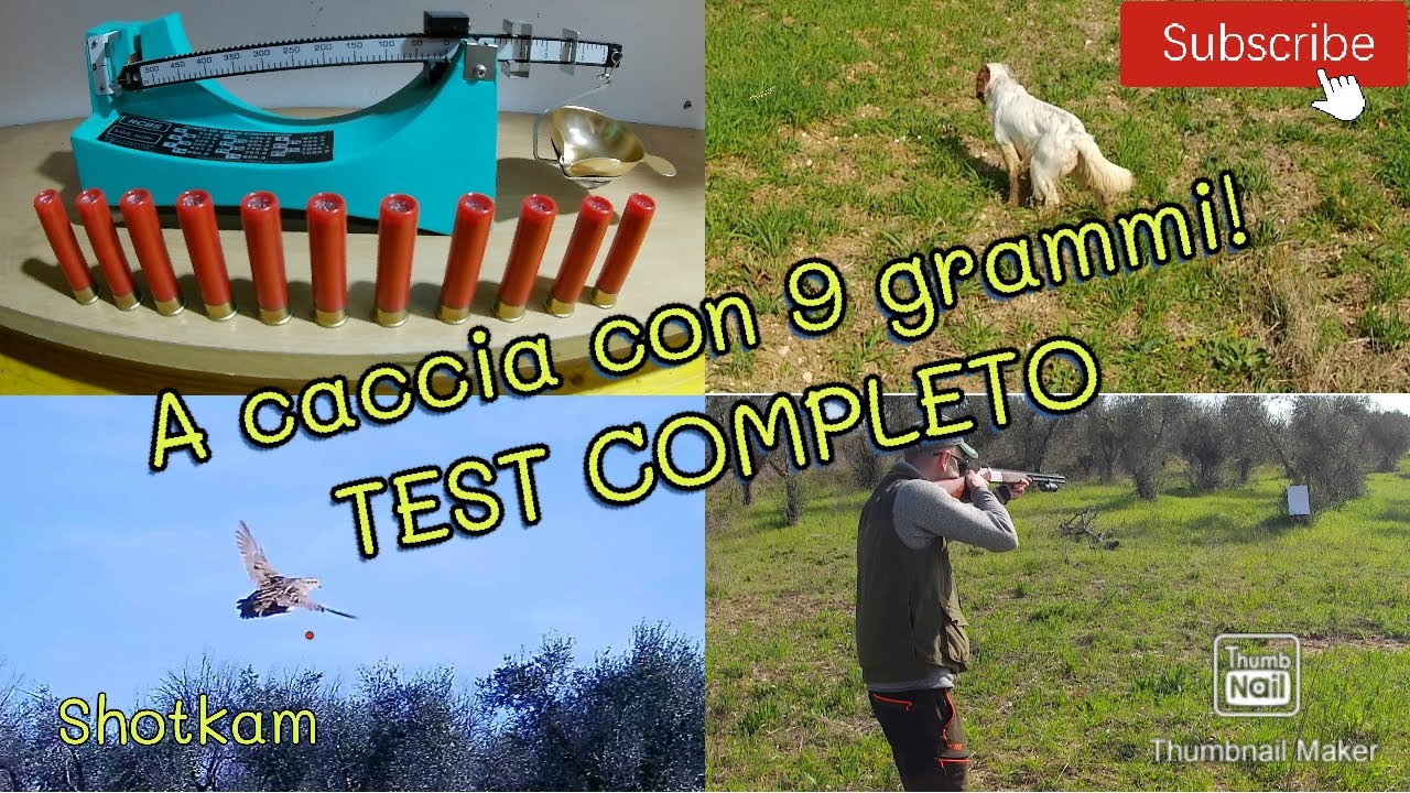 A CACCIA CON 9 GRAMMI! ricarica, test a caccia e prova rosata / SHOTKAM 2021 /
