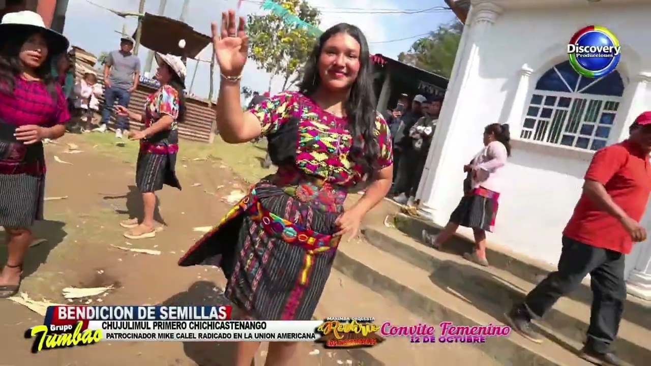 CONVITE FEMENINO 12 DE OCTUBRE- - GRUPO TUMBAO-BENDICION DE SEMILLAS CHUJULIMUL PRIMERO