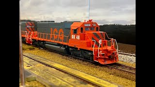 Product Review:  ScaleTrains SD402 Illinois Central Gulf (orange and gray) H.O. Scale, DCC/Sound