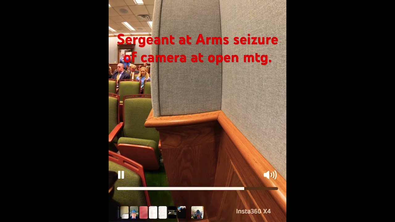 Sergeant At Arms Illegally Seizes My Camera During Louisiana Open Meeting Violation Of State Law