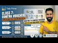 Contra Voucher (F4) Explained | Cash Deposit, Withdrawal & Bank Transfer