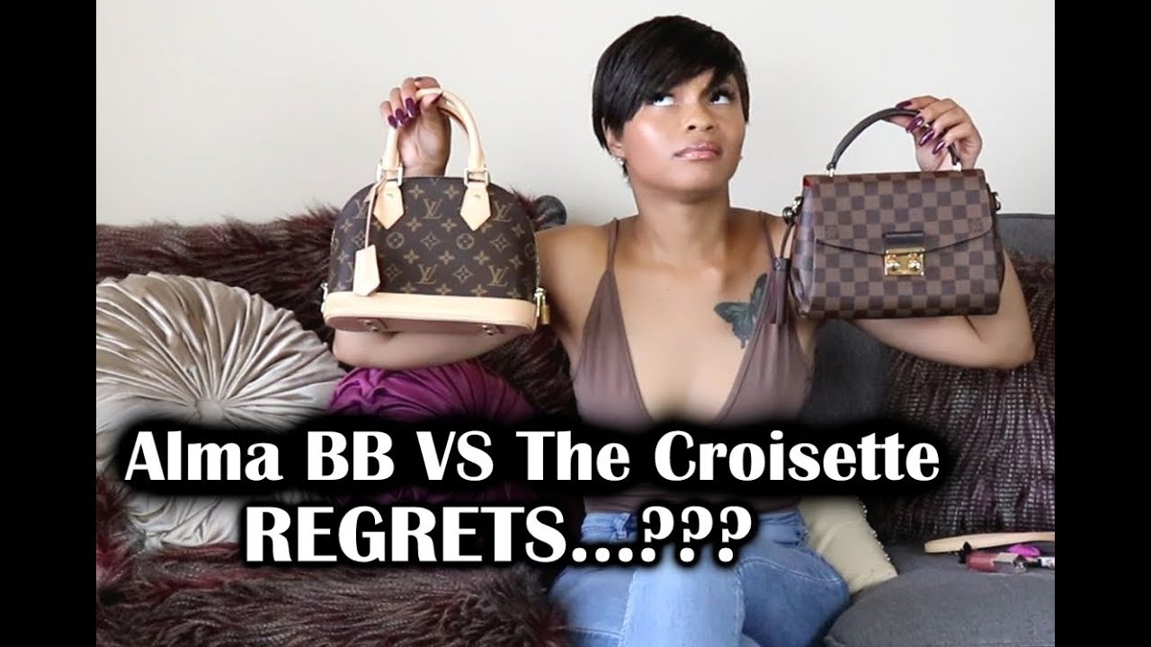 Comparison between Louis Vuitton Alma BB and Croisette