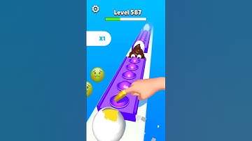 Pop Run 3d ⚜️⚕️ - Lv 587 - Satisfying Android || Best Mobile Games #shorts #games #cartoon  #poprun