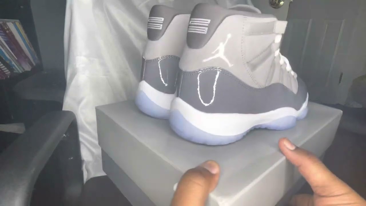 QC pics Jordan 11 Cool Grey from Basketball Shoe Store : r/DHgate