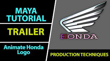 Maya 2016 Tutorial | Animated Honda Logo - Trailer
