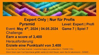 Expert Only - Pyramid #7 Expert | May 4th, 2024