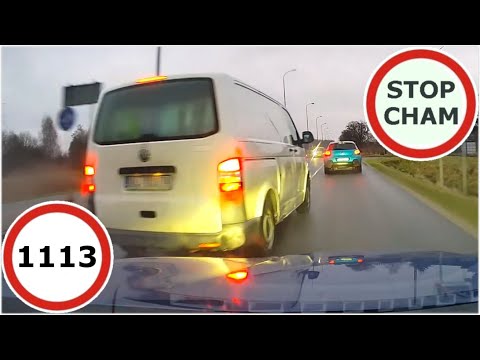 Stop Cham #1113 - Niebezpieczne i chamskie sytuacje na drogach