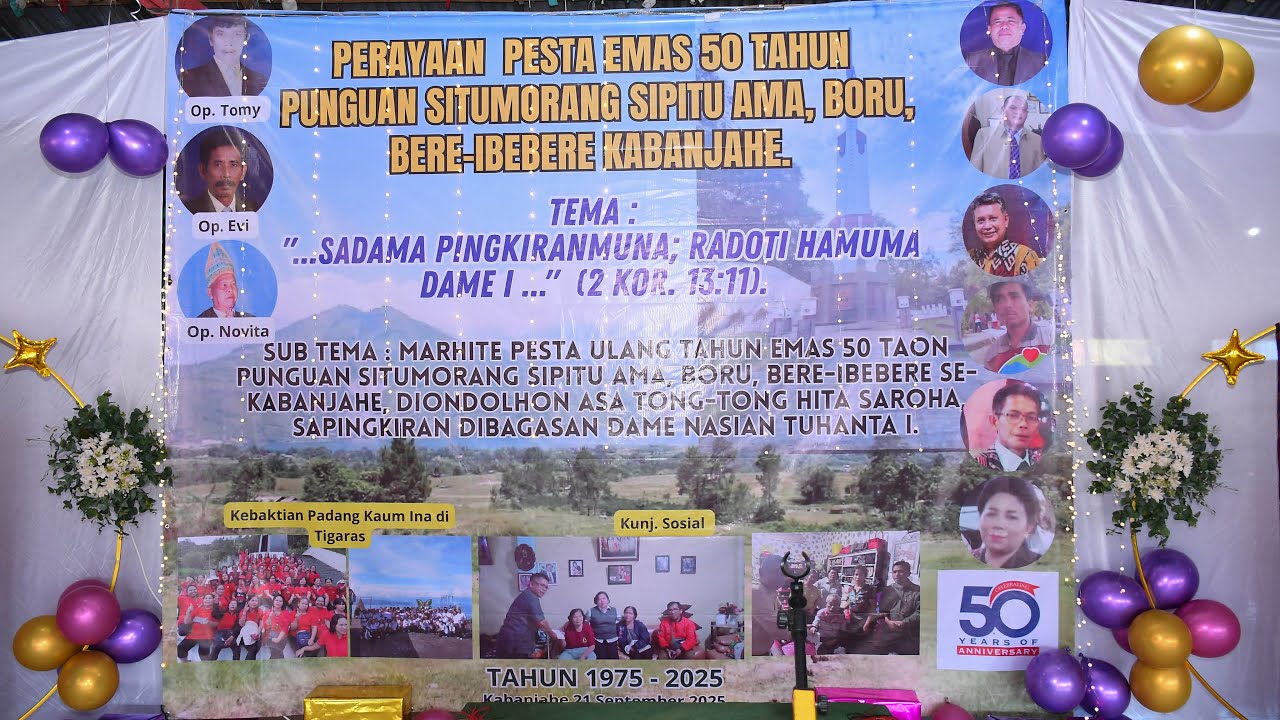 Pesta Emas Situmorang Kabanjahe Bagian 3