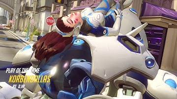 NERF THIS - D.VA triple kill - OW ranked