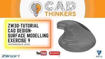 ZW3D Tutorial - Surface Modelling - Intermediate level - Exercise 9