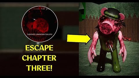 How to ESCAPE CHAPTER 3 - GALLERY in PIGGY: THE UNKNOWN FUTURE! - Roblox