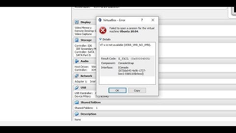 How to solve VT-x is not available problem (VERR_VMX_NO_VMX)