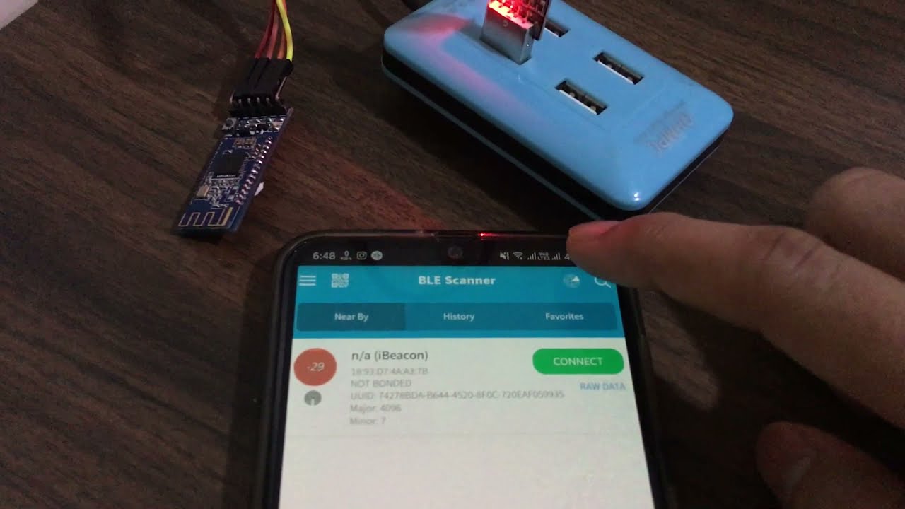 How to setup HM-10 BLE Module as iBeacon