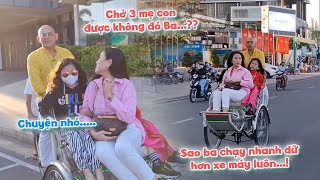 Losing games in Unexpected Gifts, Color Man rode a cyclo to earn money to get back to Saigon !