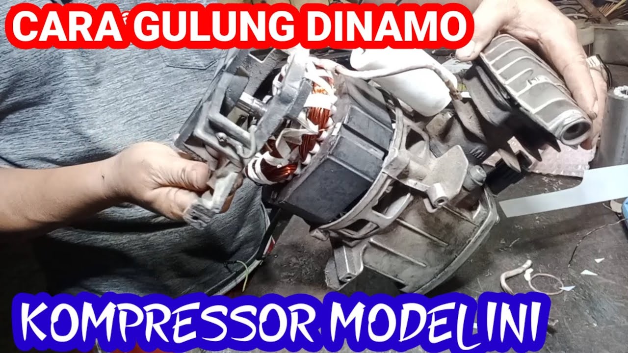 Mudah sekali GULUNG DINAMO KOMORESSOR INI.. PEMULAPUN PASTI BISA, simak ya... 