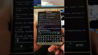 #nodejs compiled for the #blackberry #passport #programmer #devops #python