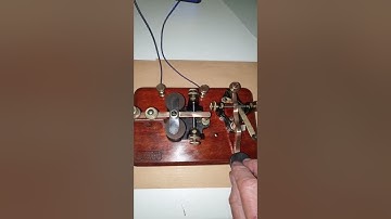 Old time cw Morse code.