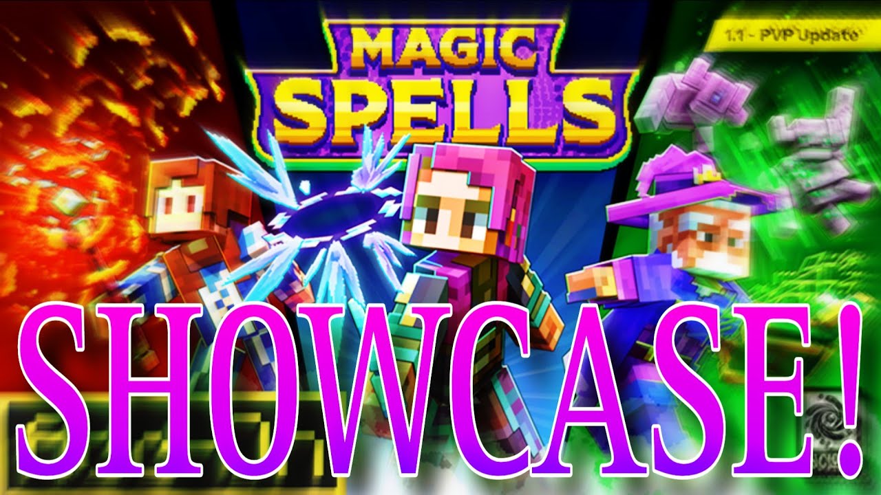 Minecraft Magic Types Minecraft: MAGIC SPELLS ADD-ON (15 ABILITIES & MAGIC ARMOR ...