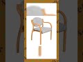Tammy Arm Four-legged Stacker Chair