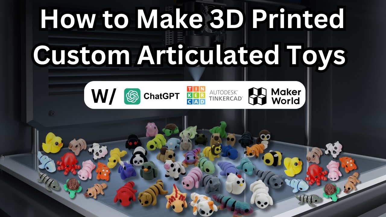 Как сделать свою собственную шарнирную игрушку, напечатанную на 3D-принтере (БЕСПЛАТНЫЙ шаблон)