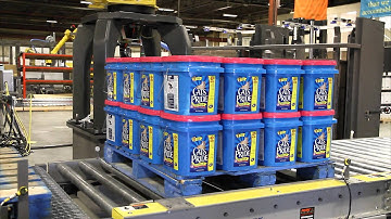 RPC-MX Robotic Palletizer - Pails of Kitty Litter.wmv
