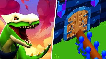 Dino Island vs Idle Battering Ram: Castle Sie - Android Walkthrough Gameplay (Part 1)