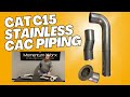 Stainless Charge Air Cooler Pipes for Single Turbo Caterpillar C15 Acert &amp; 3406E