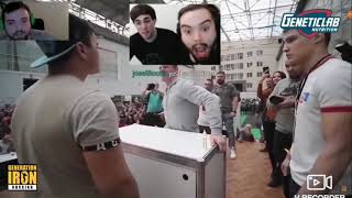 Ibai reacciona a un torneo de tortazos ruso.