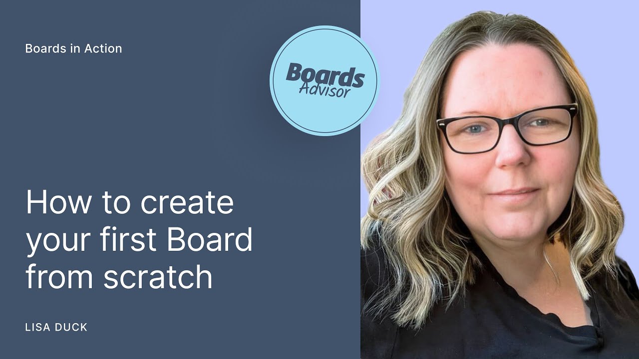How to create your first Board from scratch