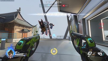 Overwatch CTF: Raptor goes 14 and 1 on Tracer w/ Score Board for flag captures