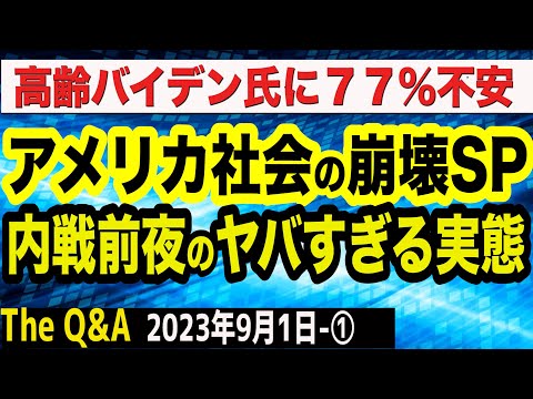 【アメリカ社会の崩壊SP】内戦前夜のヤバすぎる実態を「Max von Schuler-小林氏」が徹底解説！　①【The Q&A】9/1