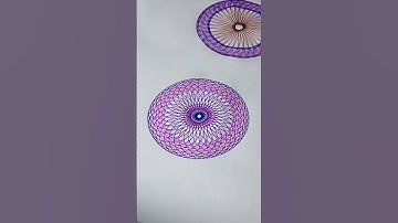 Quick SpiroArt #satisfying #spirograph #shorts #drawing #youtubeshorts #artwork #skills #art #asmr