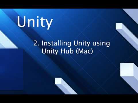 2. Installing Unity for Mac Using Unity Hub