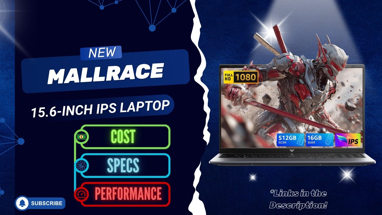 MALLRACE 2025 15.6” Laptop Review | N95 Quad-Core, 16GB RAM & SSD Power