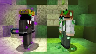 Half Enderman BONDS Together With SLIME BOY! DREAM SMP