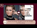 How To Create Simple Cover Art Design In Photoshop - Photoshop Tutorial: Simple Cover Art