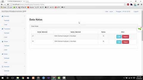 Sistem Informasi Pembayaran SPP Berbasis Web dan SMS Gateway