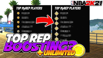 NBA 2K21 TOP REP BOOSTING!? MOST BROKEN BUILD IN 2K HISTORY! 100K VC FOR PLAYERS & MORE!