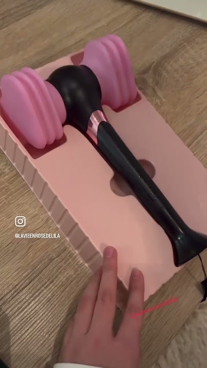 BLACKPİNK lightstick unboxing 🫶✨💖🖤🎀#blackpink #blink #kpop #lightstick #viral