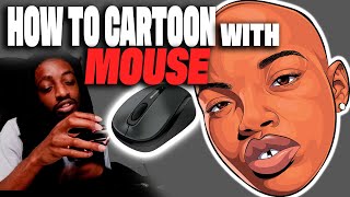 How To Cartoon With Mouse in Adobe Illustrator • Step-by-step Tutorial