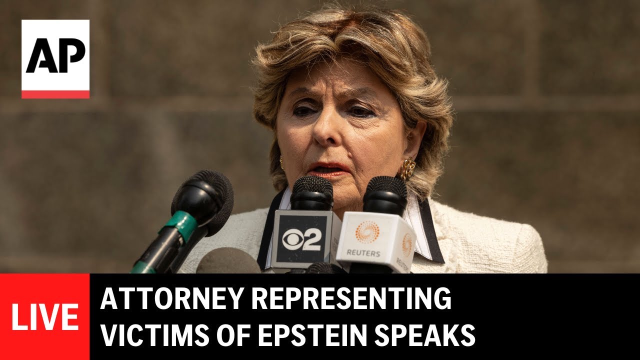 LIVE: Attorney representing victims of Epstein holds a press conference