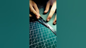 Leather Edge Beveling | Smooth & Clean Finish #leatherwork #luxury #handmade