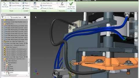 Autodesk® Inventor® Rohrleitungskonstruktion Video
