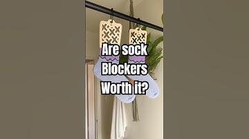 Is blocking socks worth it? 🧦✨ My answer: YES! #knitsocks #knitting #blocking  #knittingpodcast