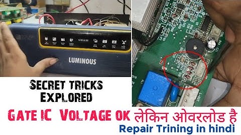 luminous solar nxg 750 inverter overload problem