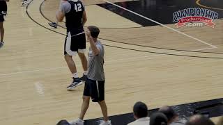 Pocket Passing Drill from Arkansas Head Coach Eric Musselman!