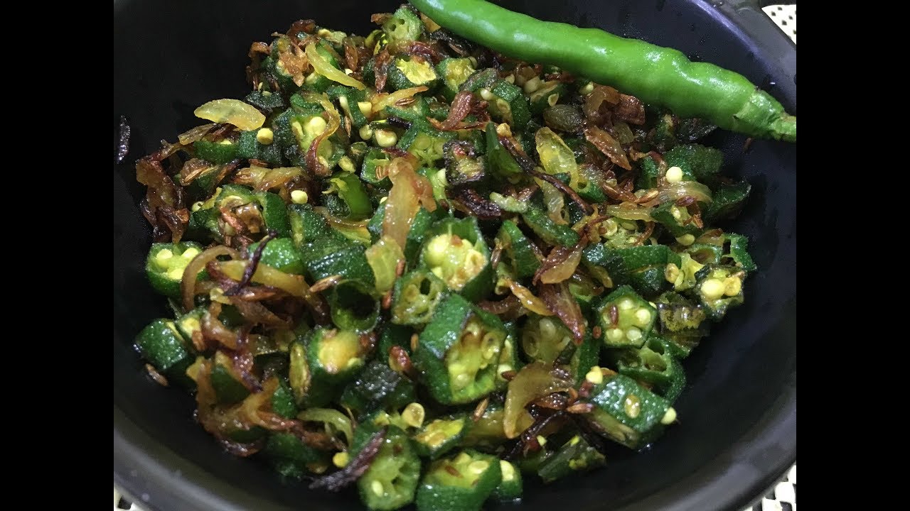 Dry bhindi  okra (ladyfinger) ki sabzi/simple easy quick bhindi sabji
