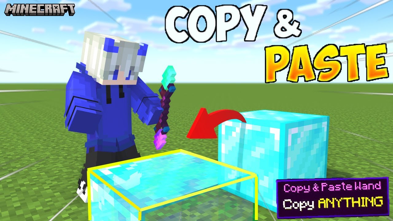 Minecraft But I Can COPY and PASTE Anything. - YouTube