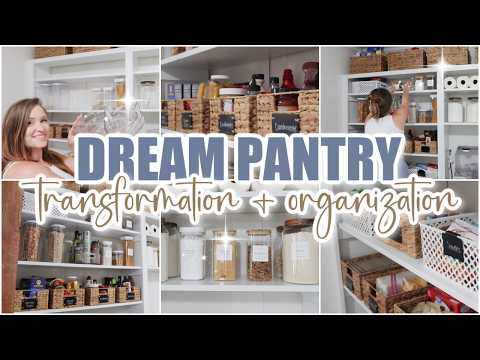 DREAM PANTRY TRANSFORMATION • Pantry Organization + Restock thumbnail