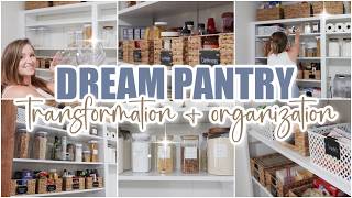 DREAM PANTRY TRANSFORMATION • Pantry Organization + Restock